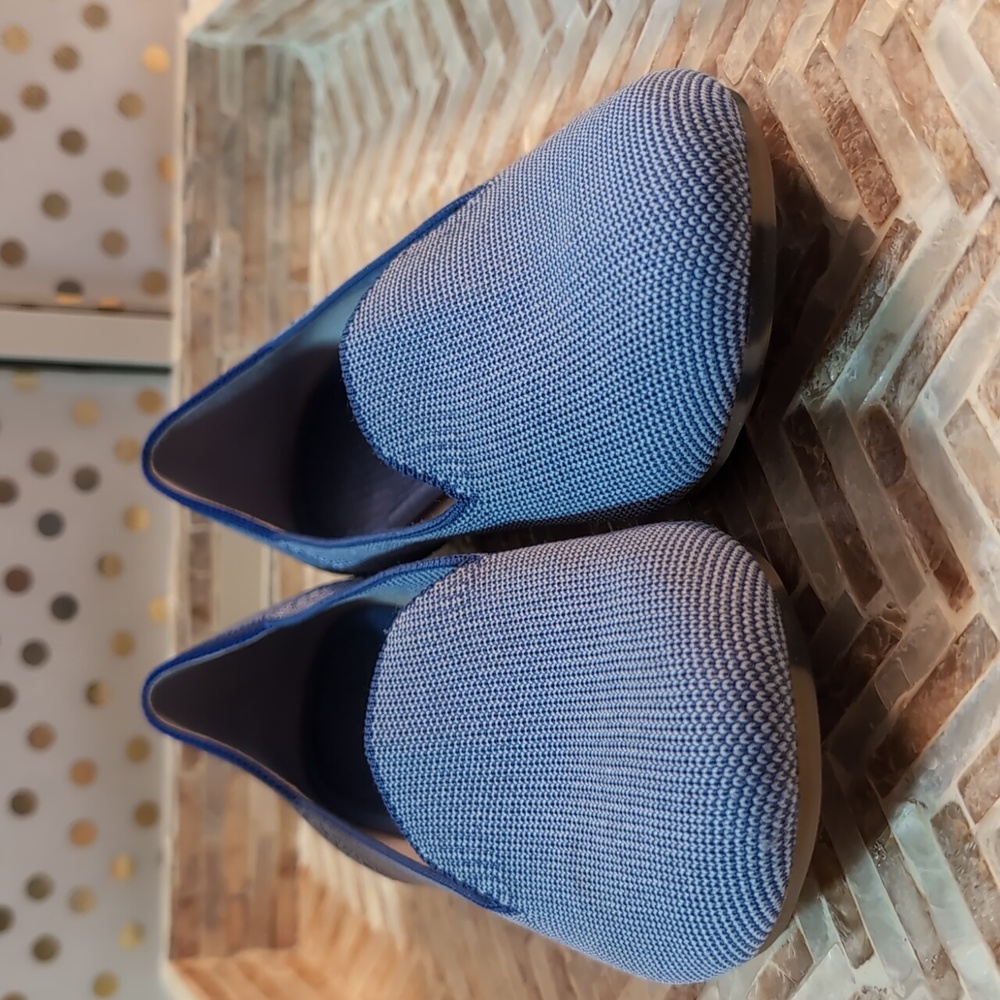 Rothys Light Blue Loafers Women Size 9 Washable Sustainable - Picture 6 of 10
